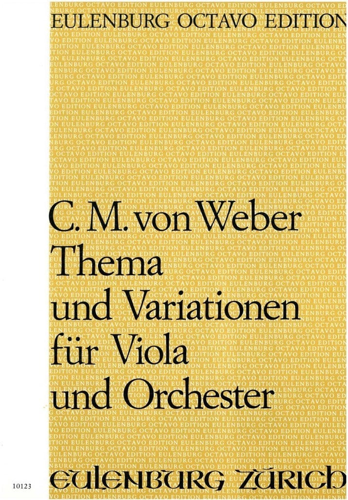 Thema und Variationen Für Viola